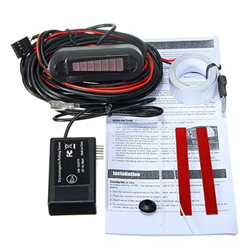 

Автомобильный светодиодный электромагнитный датчик парковки автомобиля, датчик обратного хода, резервного копирования, система сигнализа...