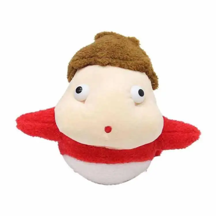 

25 CM Cartoon Anime Ponyo on the Cliff Plush Toys cute Totoro Soft Stuffed Animals Baby Kids Pillow Doll Home Decoration Gift