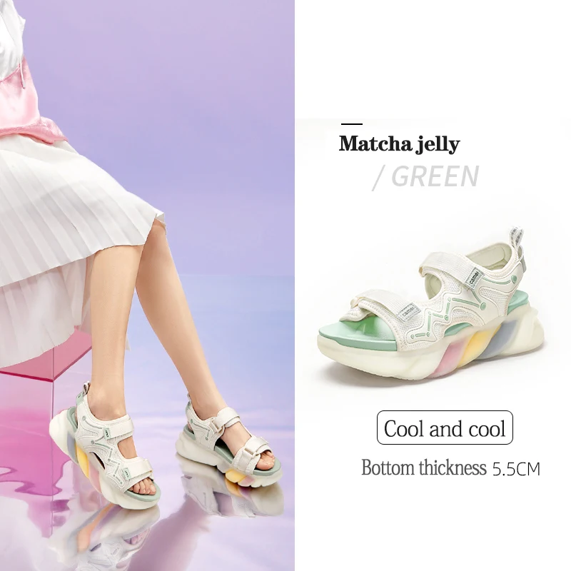 Goldencamel Fashion Sandals Women Shoes Casual Outdoor Women's Summer Thick Soled Beach Shoes Female Shoes Sports Water Shoes