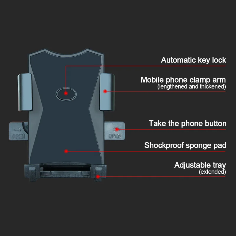 Универсальный велосипедный держатель для телефона iPhone Samsung Xiaomi на руль мотоцикла