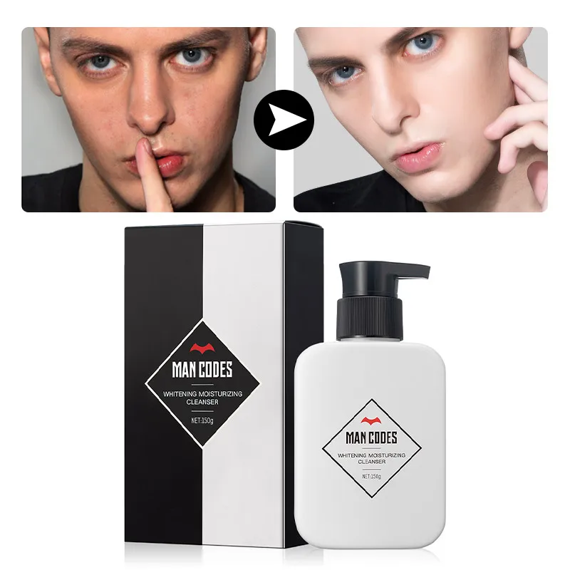 MANCODES Для мужчин Отбеливающее увлажняющее очищающее средство масляной