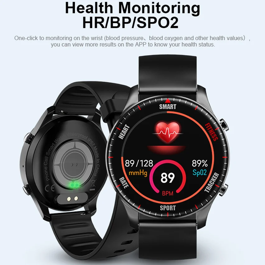 missgoal health monitoring men watch bluetooth compati waterproof sport watch wearable devices smart electronics for android ios free global shipping