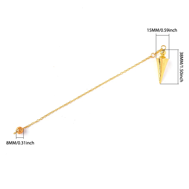 Конический металлический Маятник для античного медного золотого цвета духовный
