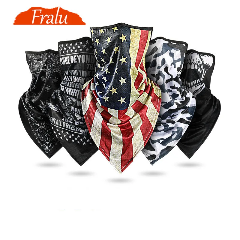 

Summer Cold Ice Motorcycle Face Mask Men Skull Caps Helmet Balaclava Headwrap Bandana Face Shield Headband Running Cycling Hat