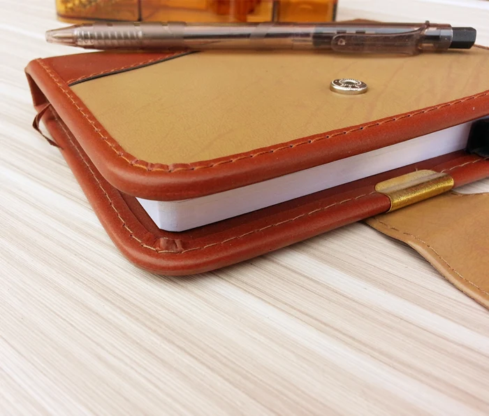 Деловая кожаная копия Φ 64K книга с узором ручкой 120 Notes блокнот | Канцтовары для