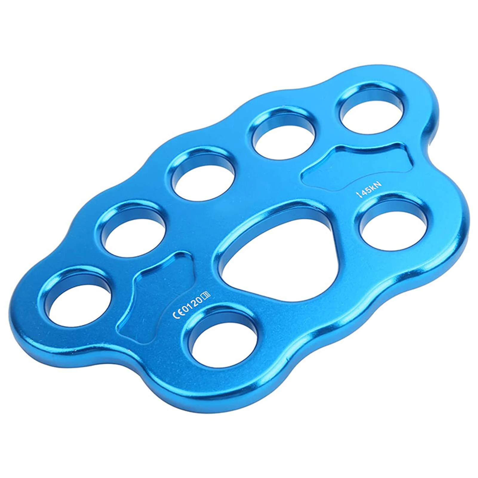 

8 Holes Bridge Attachment Sturdy Anti Rust Point Connector Multiple Anchor Climbing Rigging Plate Portable Aerial Work Durable