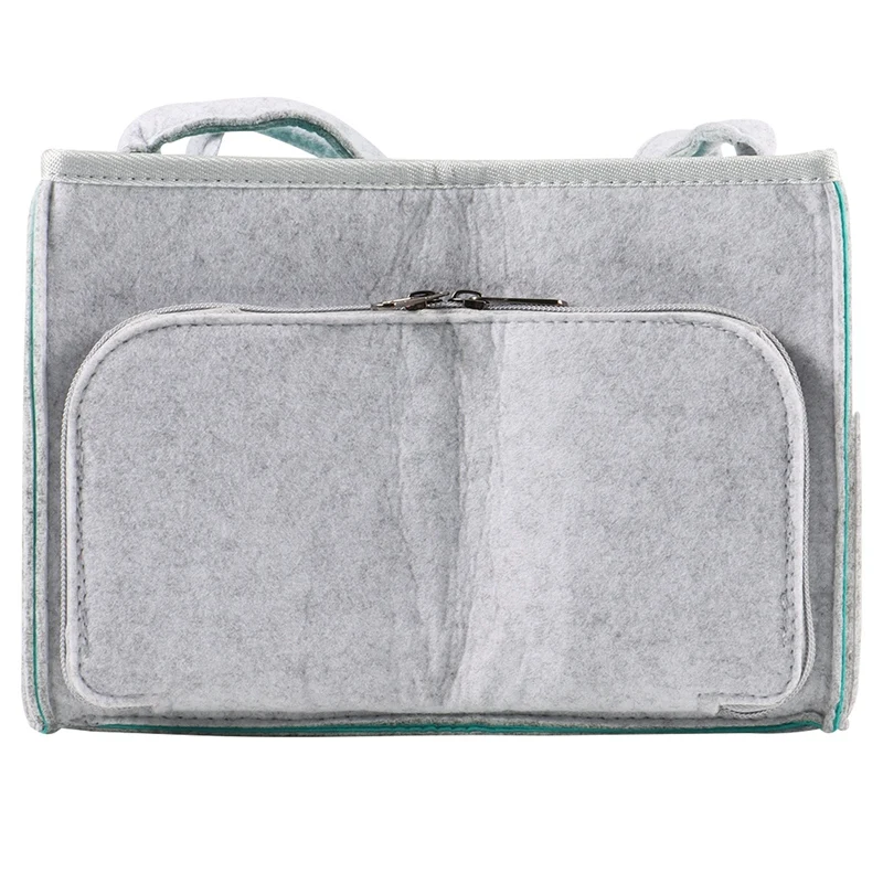 

Baby Diaper Caddy Organizer for Boy or Girl Large Nursery Storage Bin Basket Portable Holder Tote Bag for Changing Table