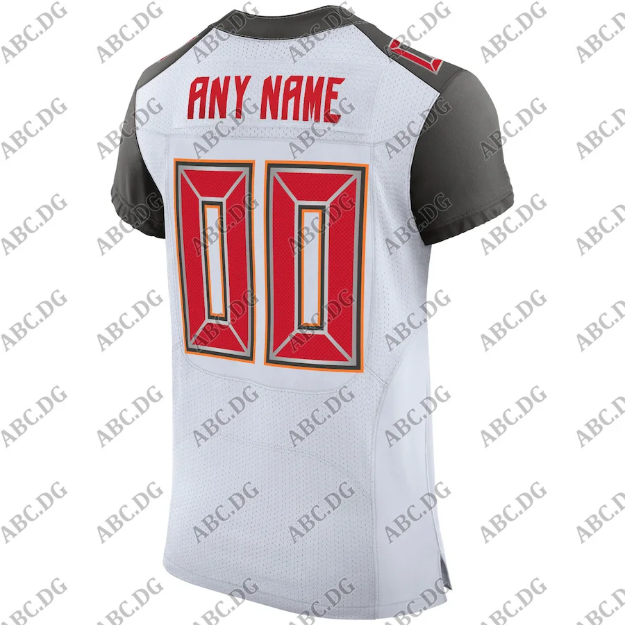 

Men Women Kid Youth Tampa Bay White Speed Machine Custom Elite Jersey Any Name Any Number