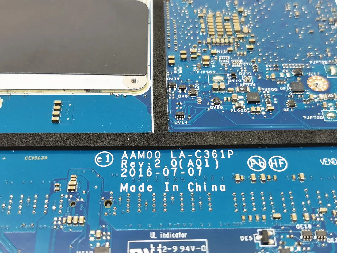Online AAM00 LA-C361P Laptop Motherboard Für DELL XPS 15 9550 W I7-6700HQ CPU N16P-Q1-A2 2GB Hauptplatine Getestet 100% Arbeits