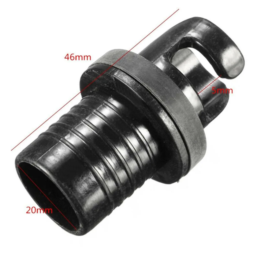 

Connector Kayak Hose Adapter For Inflatable Boat Kayak Black Replaceable Air