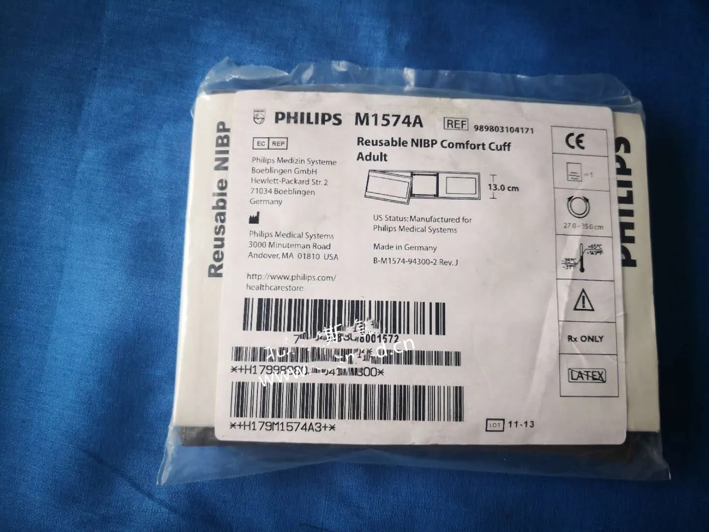

For Original Philips Monitor Cuff Adult Single Tube M1574A / Philips Original Cuff