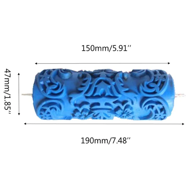 

5" Texture Roller Painting Machine DIY Wall Decoration House Paint Wall Painting House Home Decorative