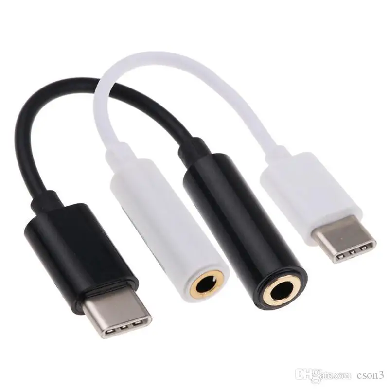 Кабель с разъемом USB типа C для 3 5 мм аудио адаптер кабели наушников женский Type-C