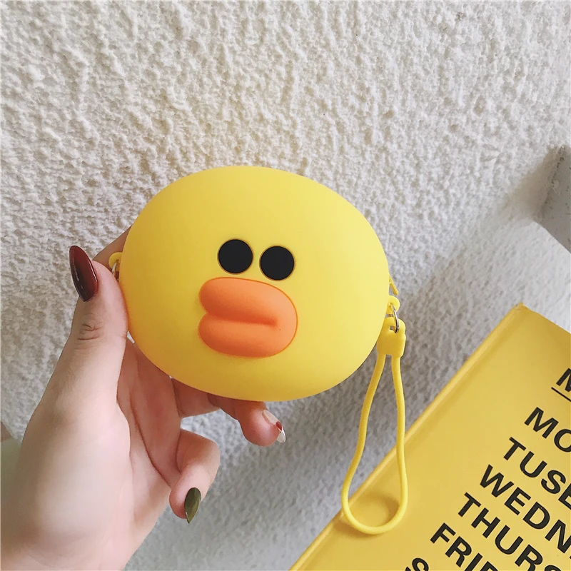coin purse Новинка, силиконовый женский кошелек с мультяшным рисунком, мини круглый кошелек с карманом для монет, женские сумки, держатели для карт, роскошный брендовый прозрачный кошелек - Цвет: coin purse