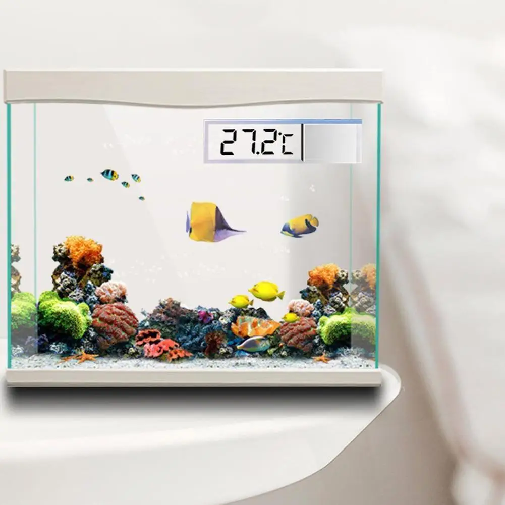 

Fish Tank LCD Screen 3D Digital Electronic Display Thermometer Water Temperature Meter Aquarium Thermometer Water Temperature