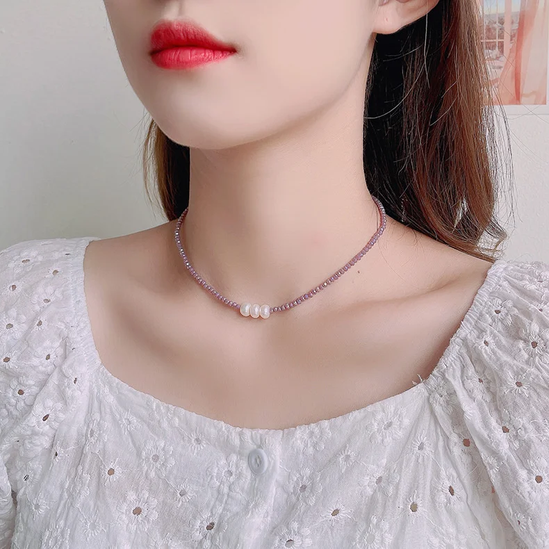 Женское кружевное ожерелье с вышивкой Свадебный чокер цепочками длиной до