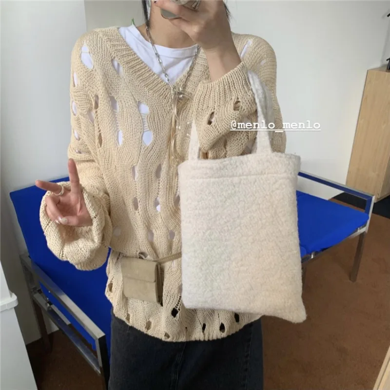 Женский вязаный пуловер Tonngirls Новинка осени 2021 модный свободный Универсальный