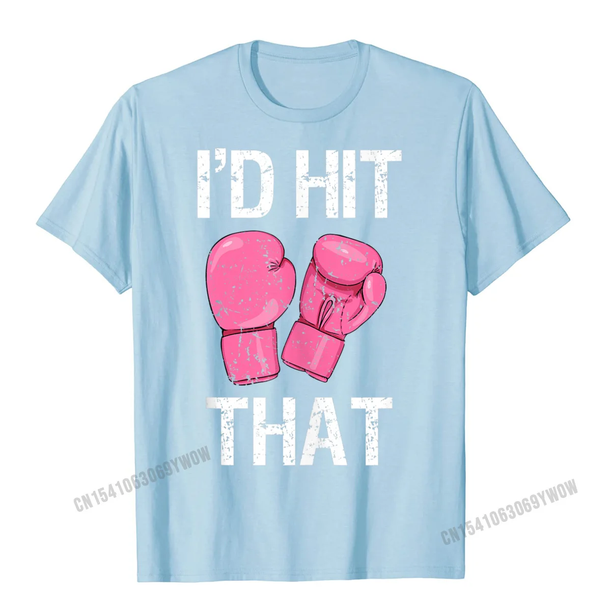 Футболка Мужская/женская с рисунком Id Hit That Funny Классическая футболка из хлопка -