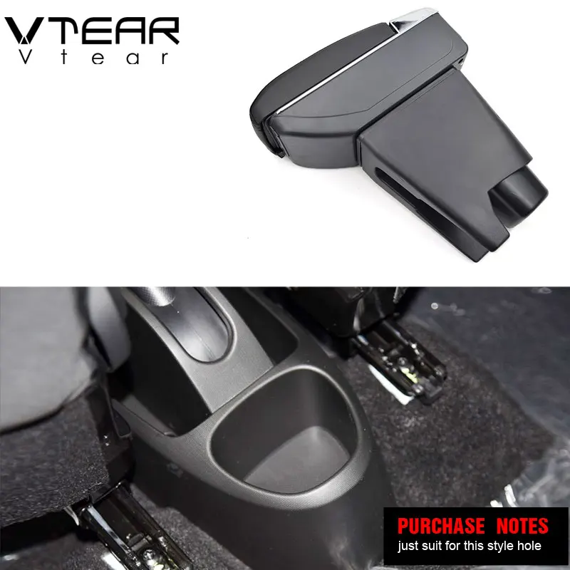Автомобильный подлокотник Vtear для Citroen C1 на руку кожаный контейнер хранения с USB