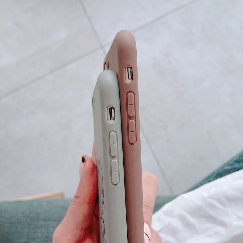 Милый чехол для телефона с изображением пары iPhone 8 7 6 6s Puls 11Pro XS Max XR kawaii аниме