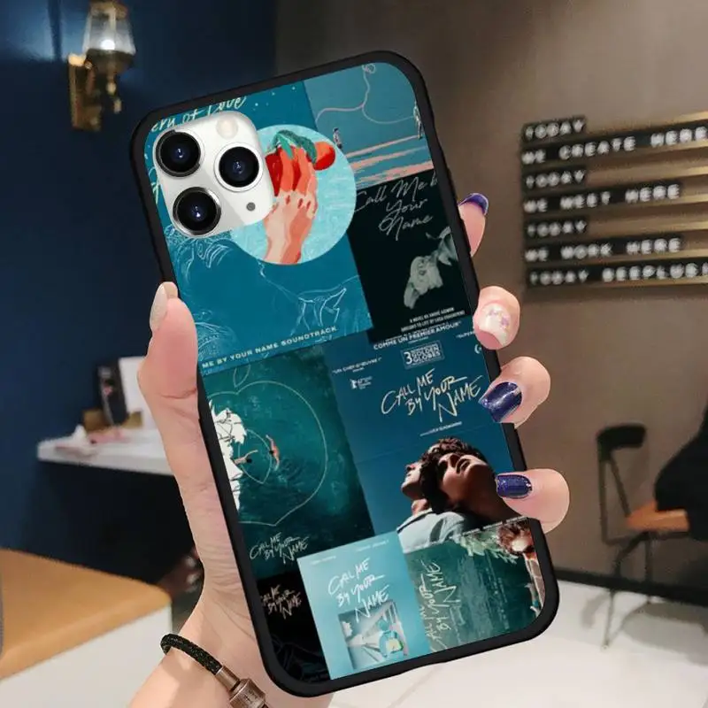 

call me by your name love Phone Case for iPhone 11 12 pro XS MAX 8 7 6 6S Plus X 5S SE 2020 XR Soft silicone