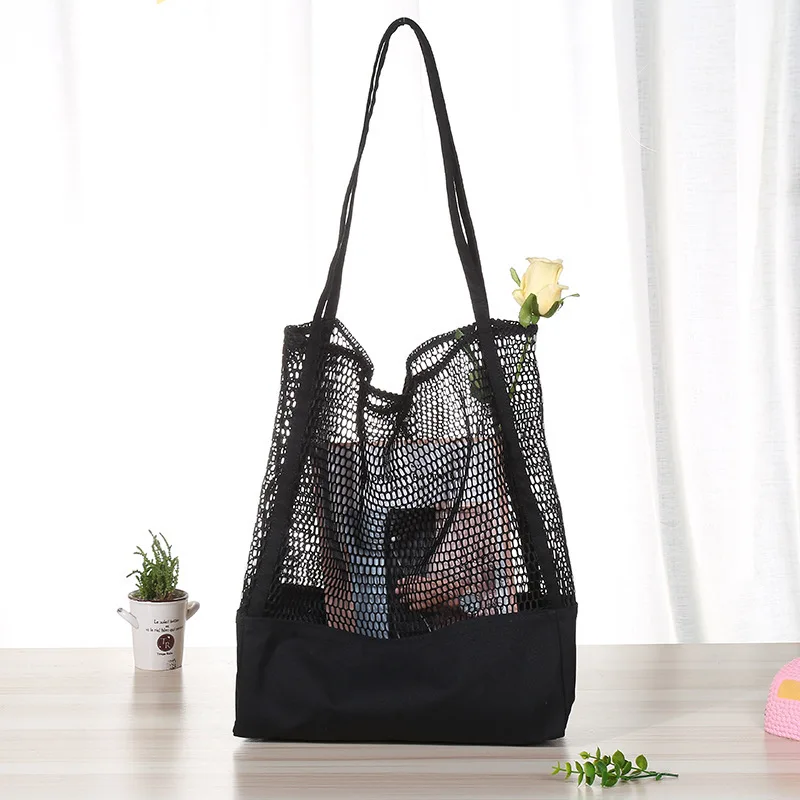 

Fruit Shopping Bag Storage ultra reusable grocery bags Tote Canvas Net Fabric Bag Bolsa compra plegable