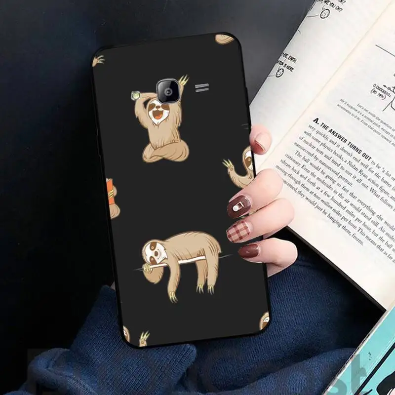 

yoga sloth Phone Case For Samsung A32 A51 A52 A71 A50 A12 A21S S10 S20 S21 Plus Fe Ultra