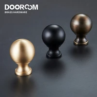 dooroom solid brass furniture handles round chinese american pastoral wardrobe dresser cupboard cabinet door drawer pulls knobs