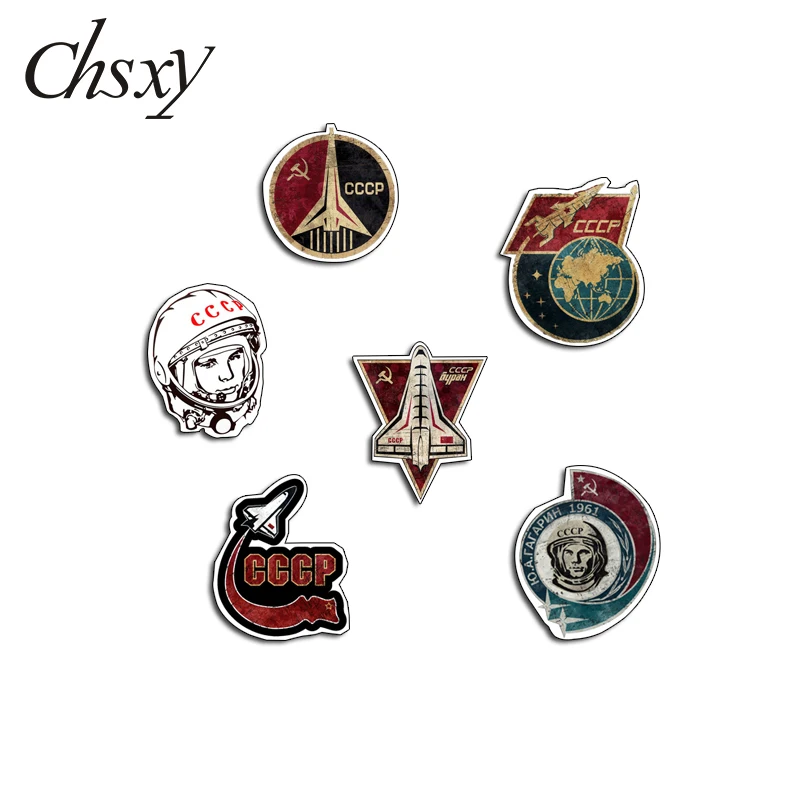 CHSXY CCCP 1961 Yuri Gagarin акрил Pin СССР армии космонавты и ракеты арт эпоксидной значок