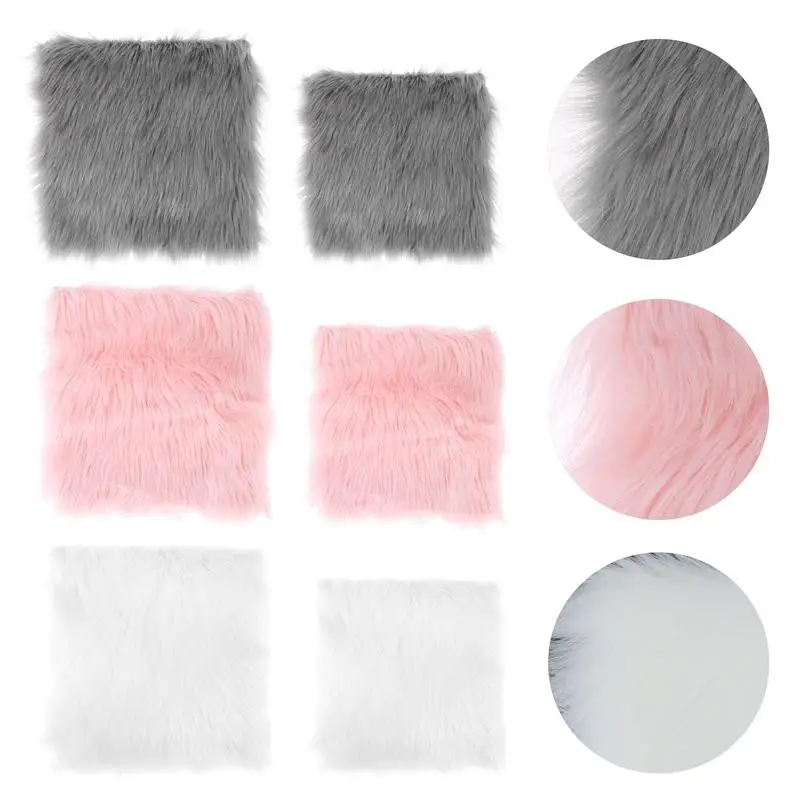 Чехол для стула из искусственной овечьей кожи 3 цвета | Дом и сад