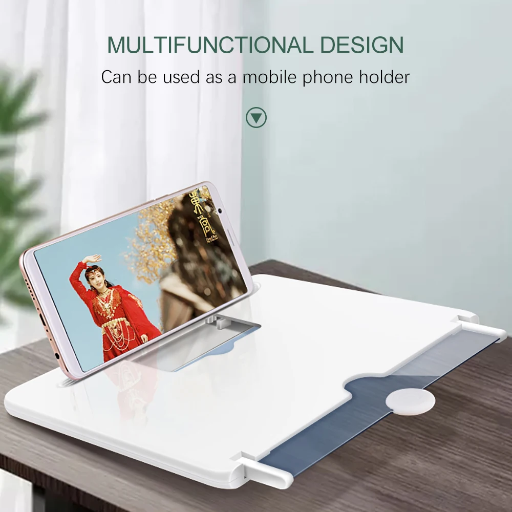 NEW 3D Screen Amplifier Portable Mobile Phone Magnifying Glass HD Stand Eyes Protection Holder For Video Folding Enlarged | Мобильные