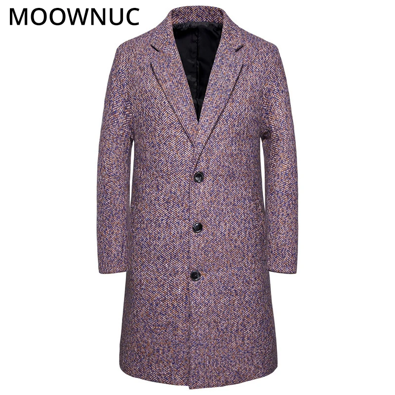 

Длинное шерстяное пальто, Мужская зимняя одежда для мужчин, мужские пальто, осенняя мода, деловой стиль, Повседневная Новинка 2019, смешанные ...