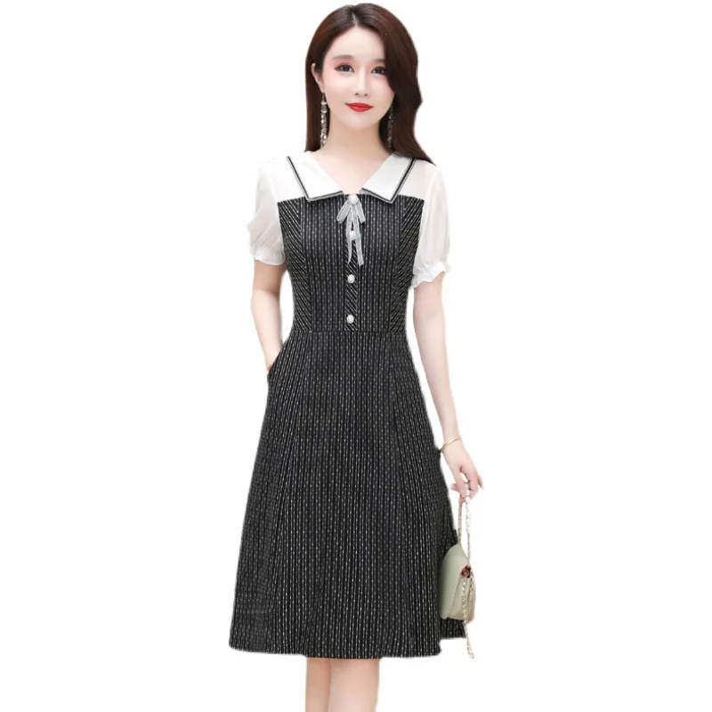 

COIGARSAM 4XL Plus Size Fashion Women dress New Summer Dresses 0813