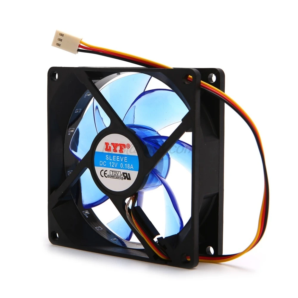 Чехол для настольного компьютера со светодиодной подсветкой 90 мм 3 контакта