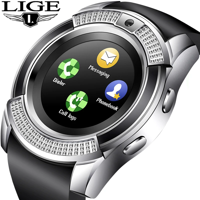 2019 LIGE Новый женский умный браслет с светодиодный/цветной экран/стильные