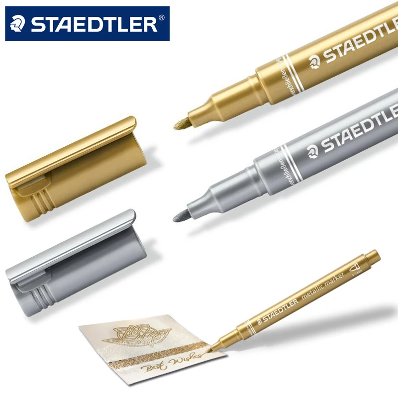 1 шт. металлический маркер Staedtler 8323 ручка на водной основе для рисования линия