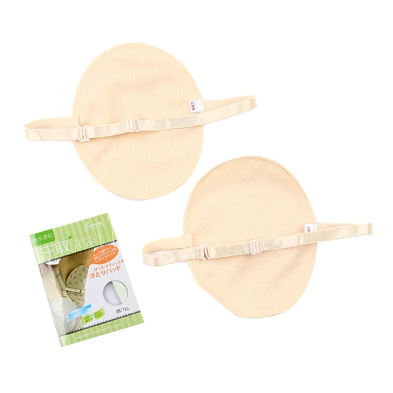 

1 Pair Underarm Sweat Pads Reusable Armpit Shields Washable Absorbing Guards Cover Anti Perspiration