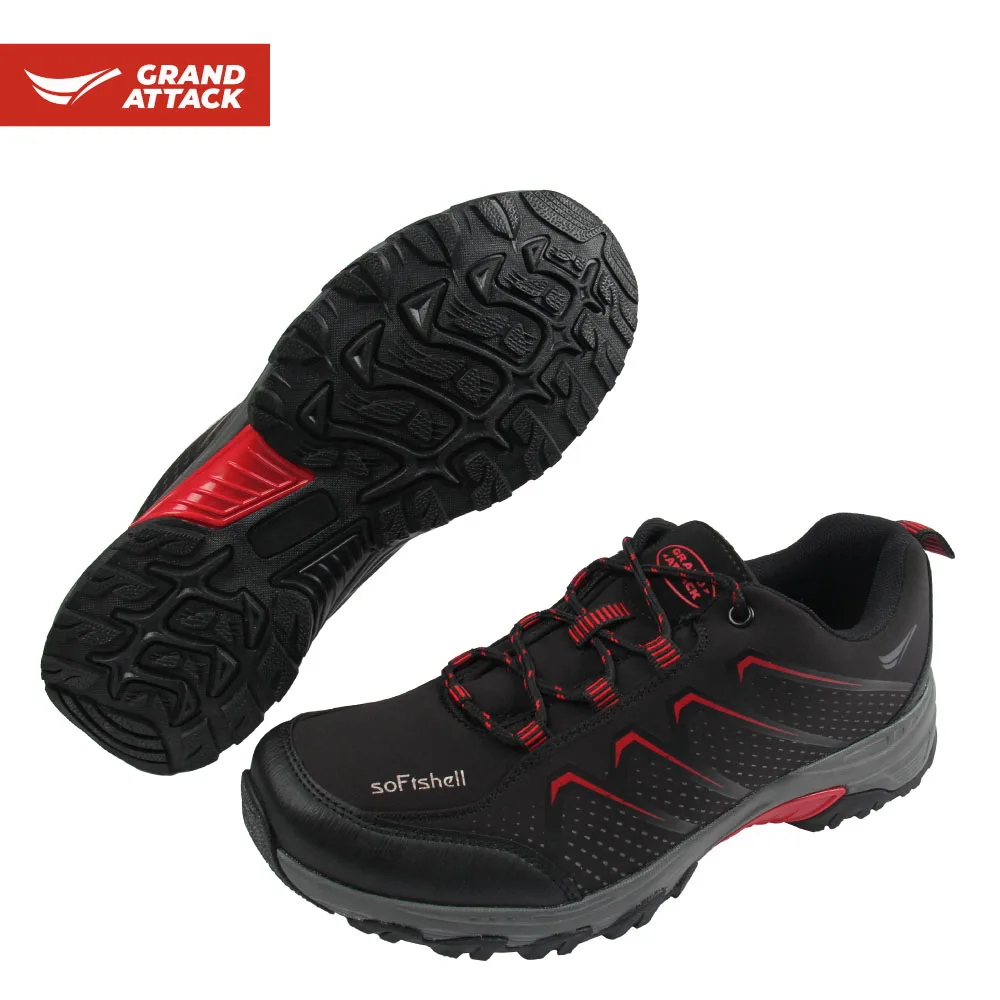 Grand Attack High Quality Mens Soft Shell Outdoors Walking Hiking Trekking Backpacking Lightweight Shoes Lace Up shoe | Обувь