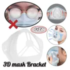 23479 чехол из поликарбоната и силикона рот маска держатель увеличивает пространство для того, чтобы помочь дыхание внутренняя маска Mascarillas многоразовая маска маски держатель