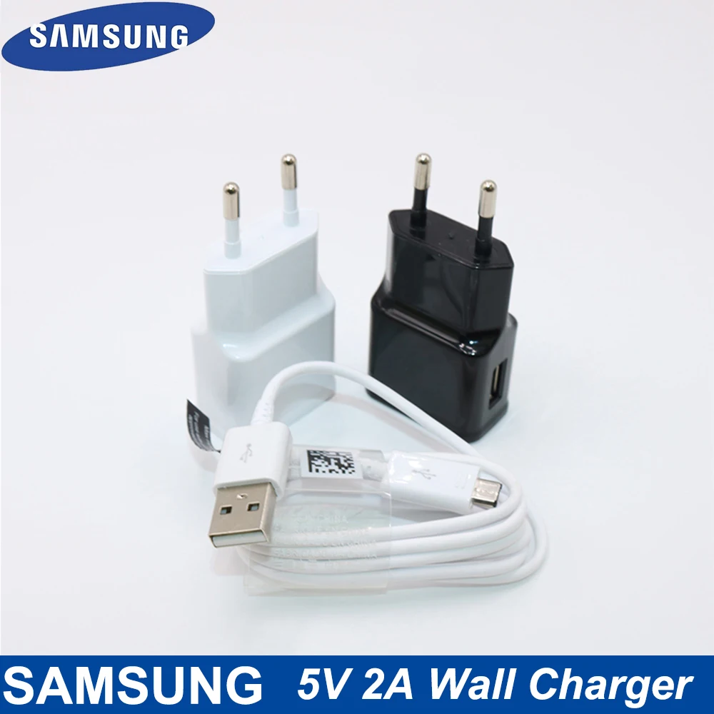 Настенное зарядное устройство для Samsung 5 В 2 А адаптер с вилкой Стандарта ЕС кабель