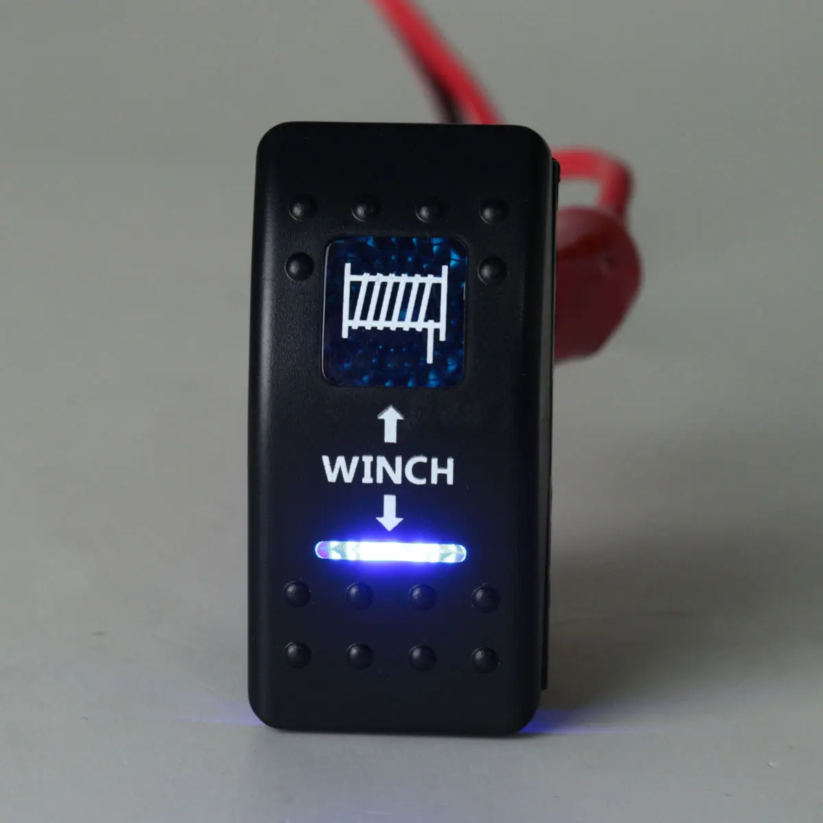 12V 24V лодка морской светодиодный кулисный переключатель лебедка Лебедка/ВКЛ-ВЫКЛ-ON клавишные Настенные переключатели двойной светодиодный светильник синий и красный цвета с открытыми пальцами; цвета оранжевый, зеленый, белый