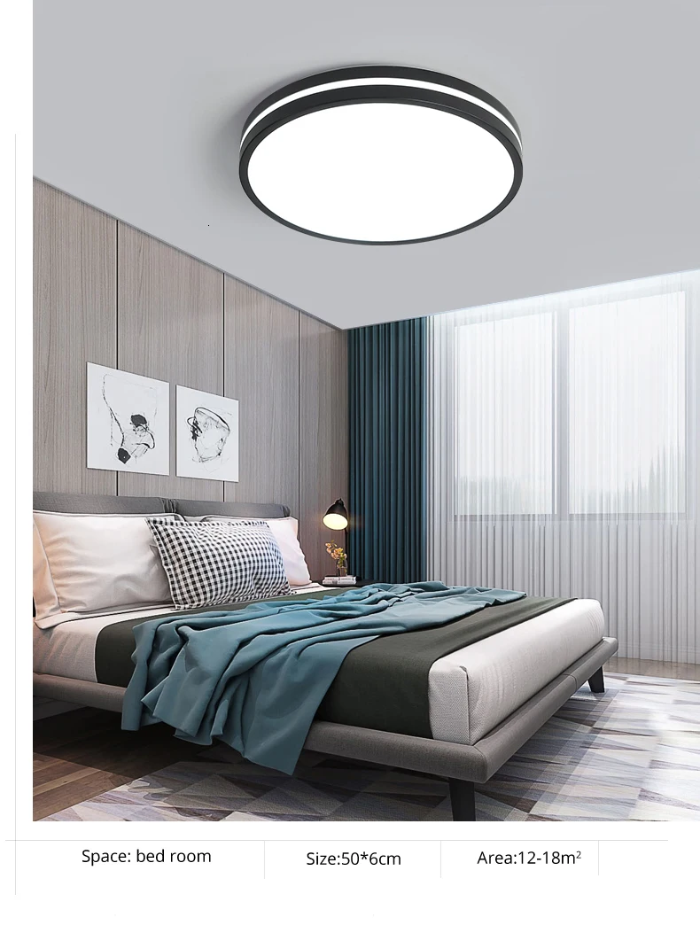 Modern LED ceiling lights Simple style home LED lamp Large art Creative lustre bedroom living room lamp AC90-260V