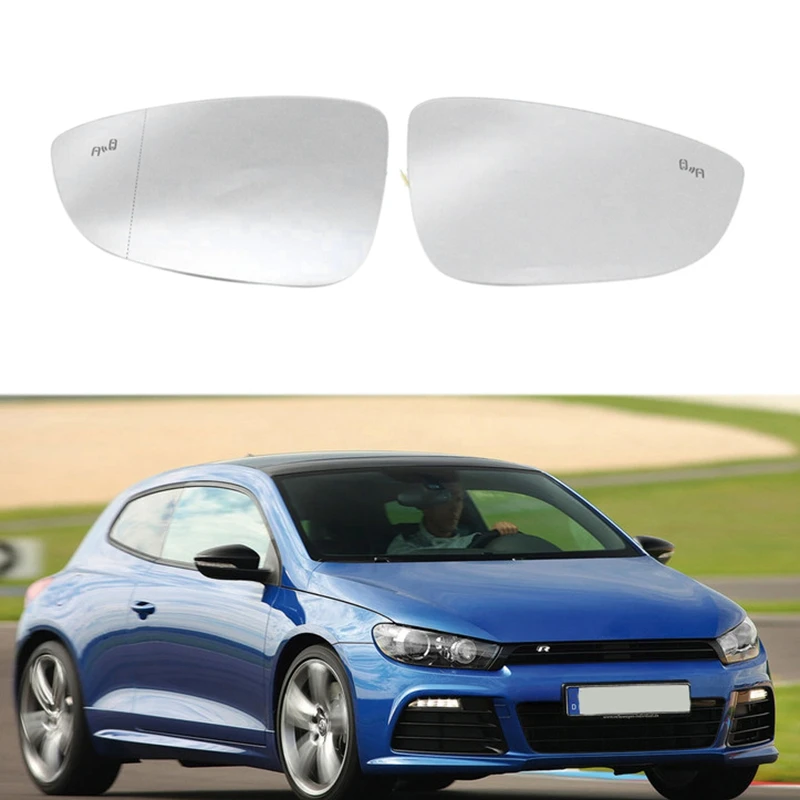 Зеркало ЗАДНЕЕ ЛЕВОЕ и правое с подогревом для Jetta Passat B7 Bettle Scirocco 3C8857521