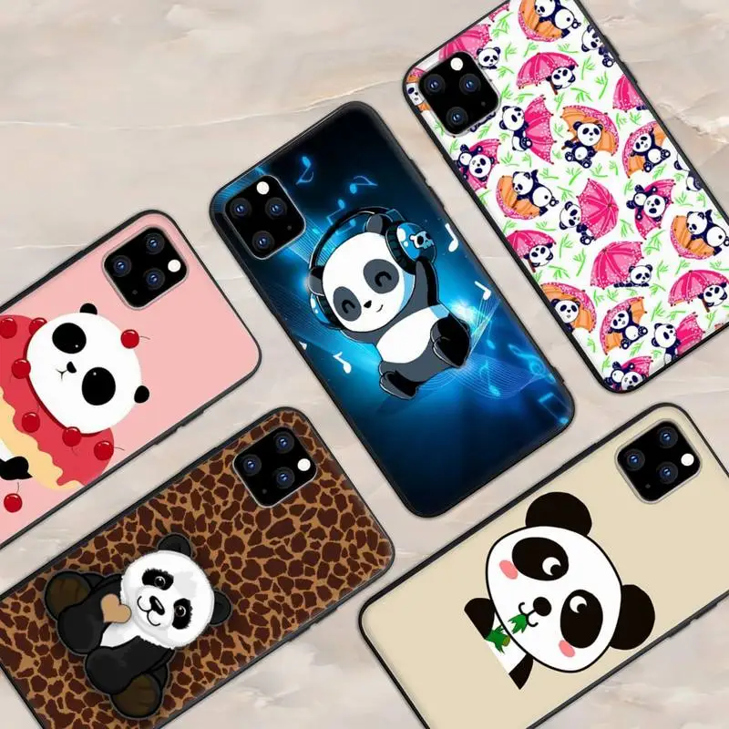

Panda baby Phone Case for iphone 12 13 Mini SE 2020 5 5S 6 6S Plus 7 8 Plus X XR XS 11 Pro Max Fundas Coque cover