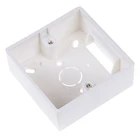 Монтажная коробка, внутренняя кассета 86 мм * 83 мм * 35 мм для 86 типа переключателя и розетки, белый цвет, проводка, задняя коробка