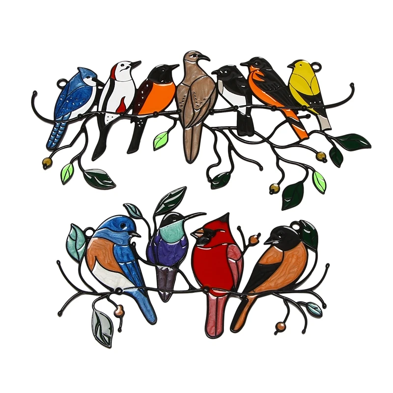 

2 шт., декоративные подвески в виде птиц