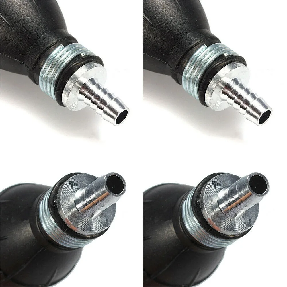 

Rubber Pump Fuel Pump 1 X 10mm Accessories Aluminum Black Gas Oil Proof