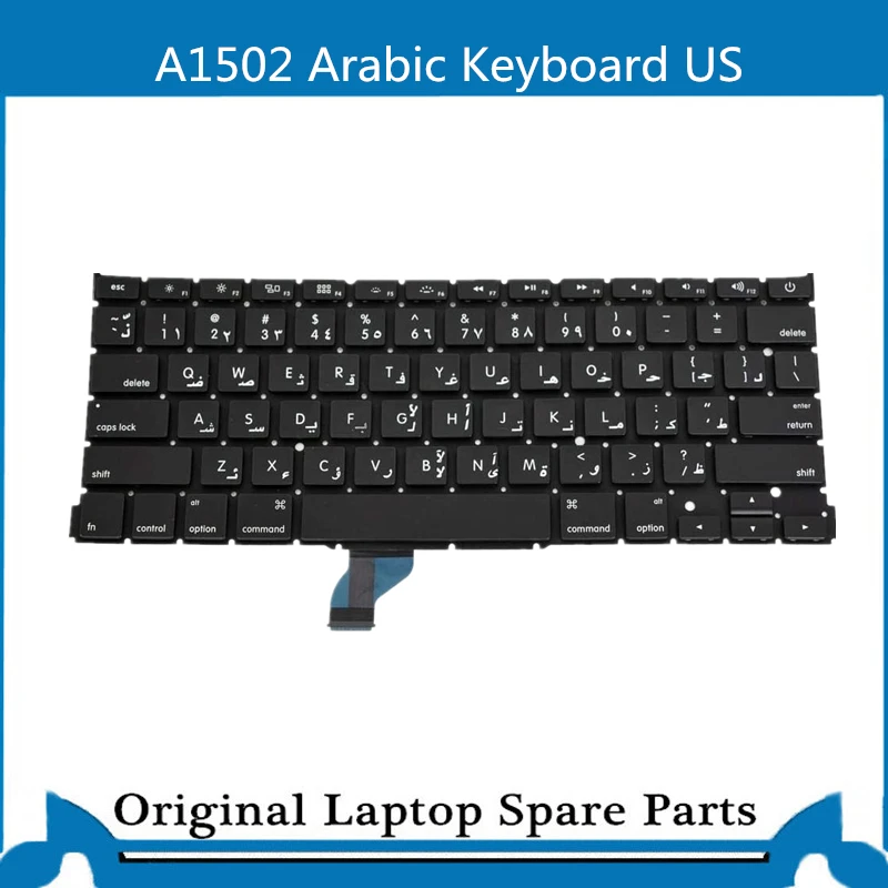 Оригинальная новая клавиатура для Macbook Retina A1502 Arabic KB US 2013 2015|Клавиатуры замены| |