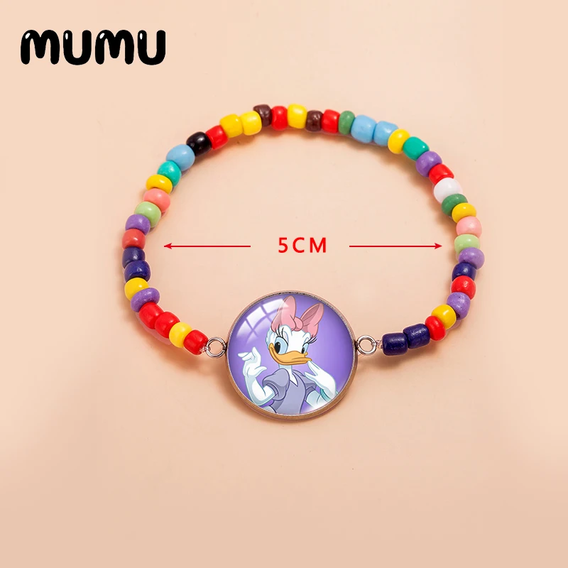 Новинка 2021 Микки и Минни фотография Дональд Дейзи фотобраслет стеклянный купол