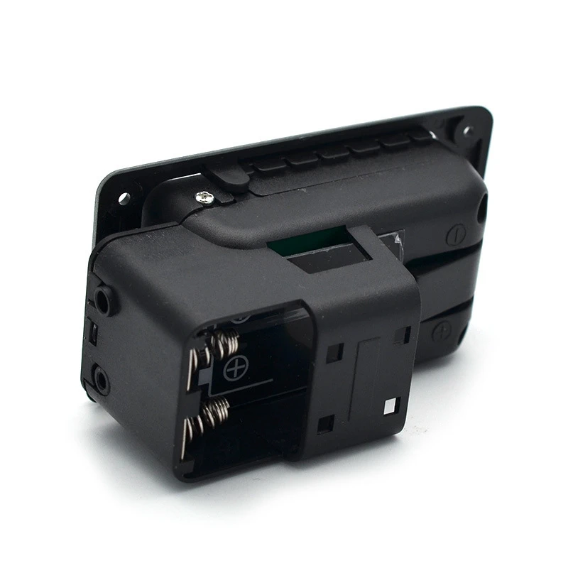 

KLT-10B 4 Band EQ Equalizer Preamp Guitar Pickup with Tuner Hard Bridge Piezo Pickup for Guitar 36 and 38 Acoustic Guitar with E